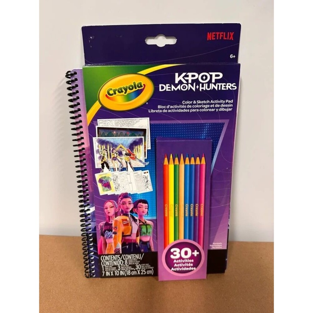 K-Pop Demon Hunters Color & Sketch Activities